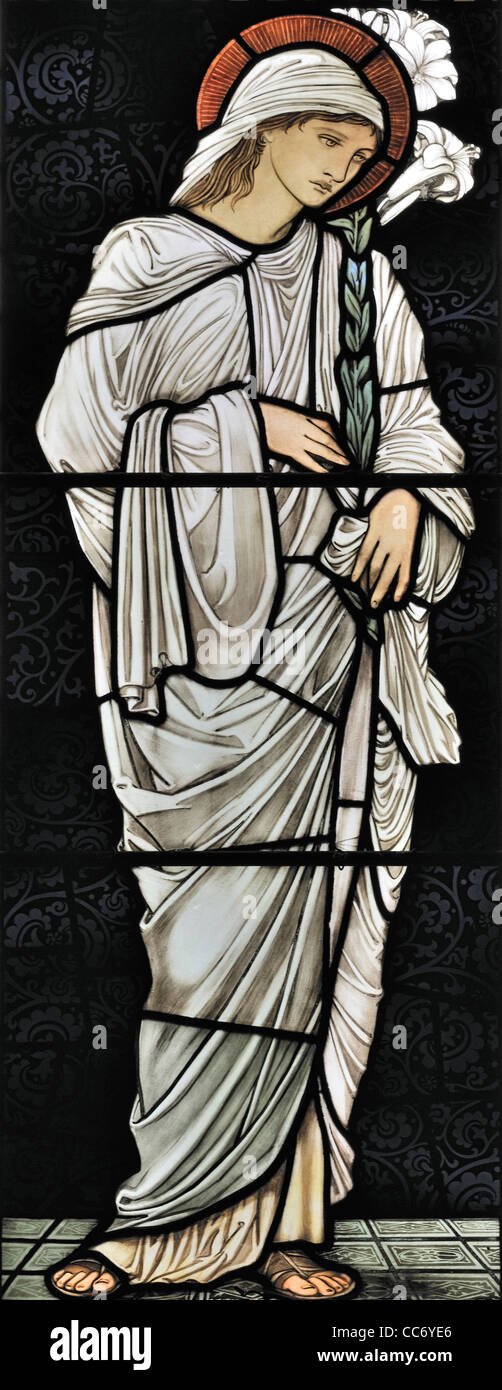 Die heitere Figur des St. Mary, Speldhurst Kirche, Kent, England Stockfoto