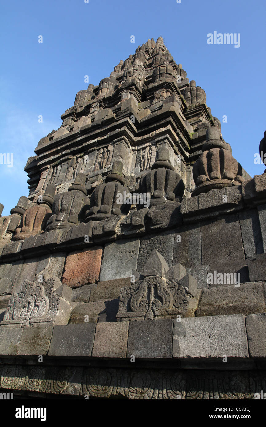 Hindutempel von Prambanan Yogyakarta Indonesien Zentral-Java Stockfoto