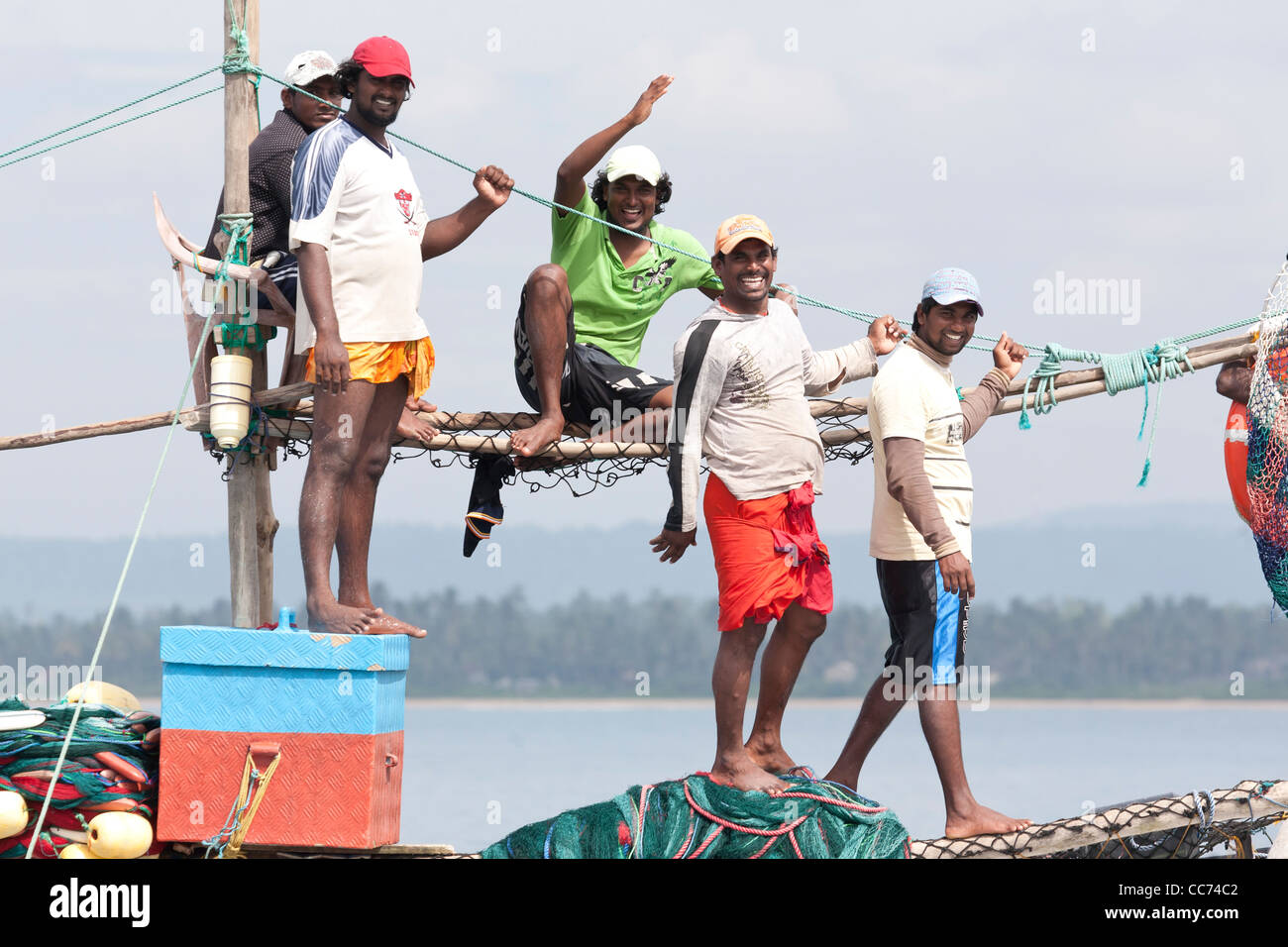 Fischer-SriLanka Stockfoto