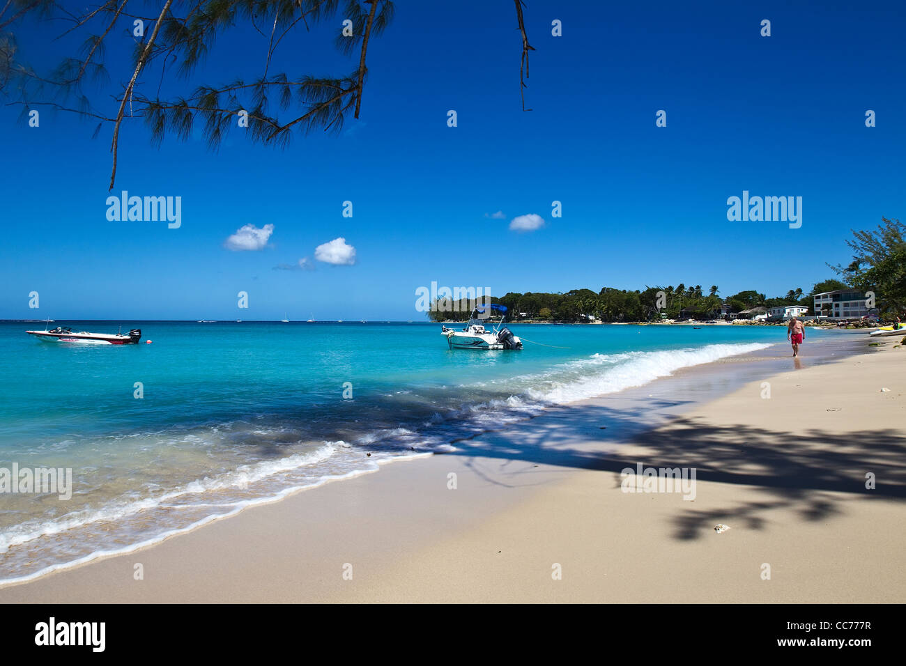 Platinum Coast, St. James, Westküste, Barbados, Strand, Karibik, West Indies Stockfoto