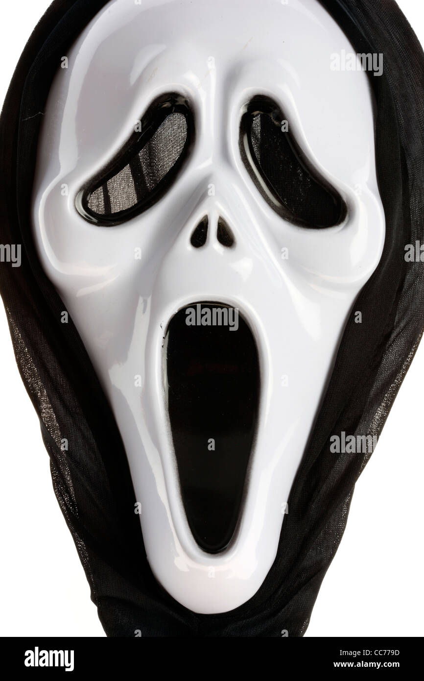 Scream Maske, aus Scary Movie Film. Stockfoto