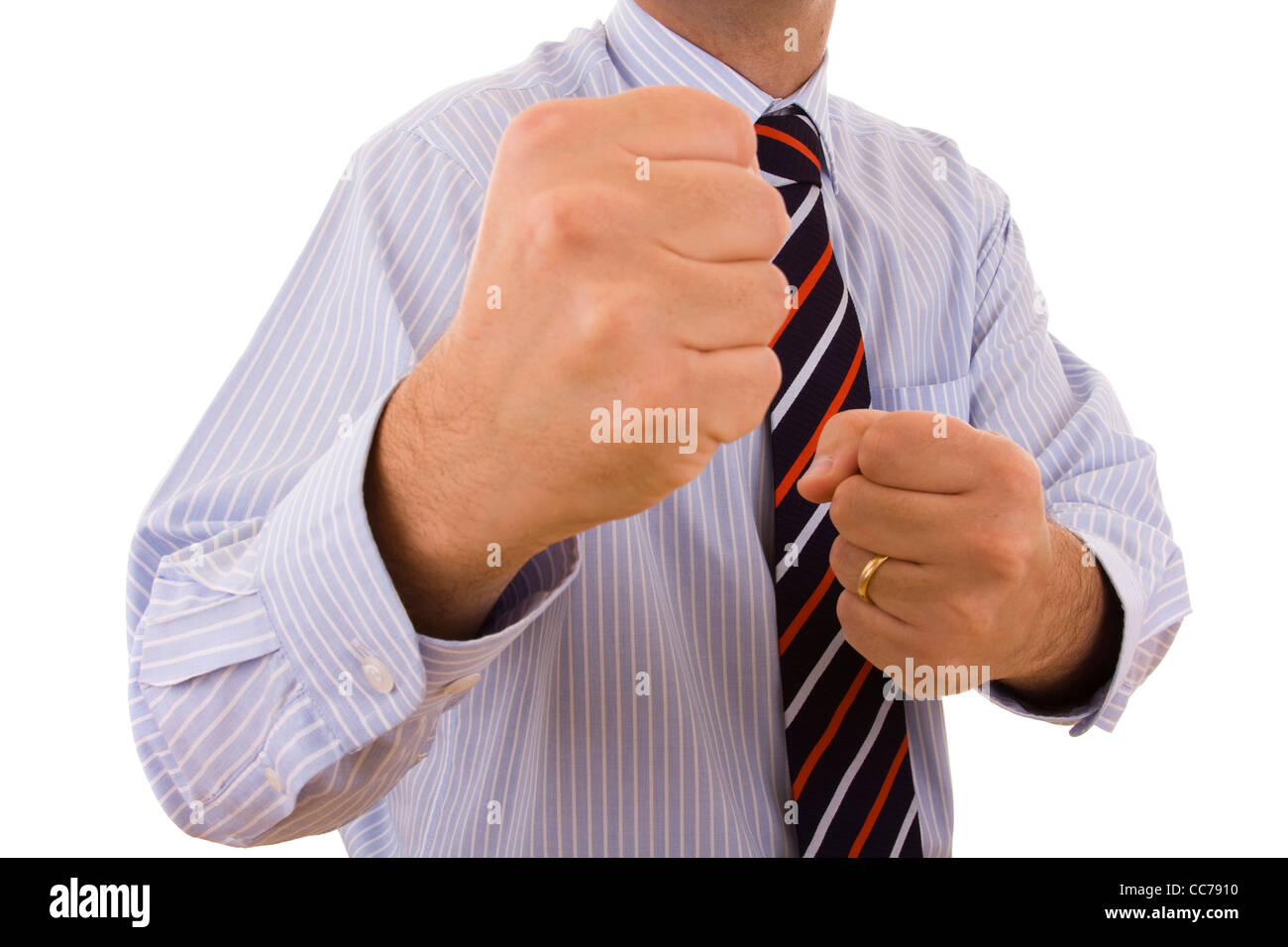 Geschäftsmann Ko (Tiefenschärfe) Stockfoto