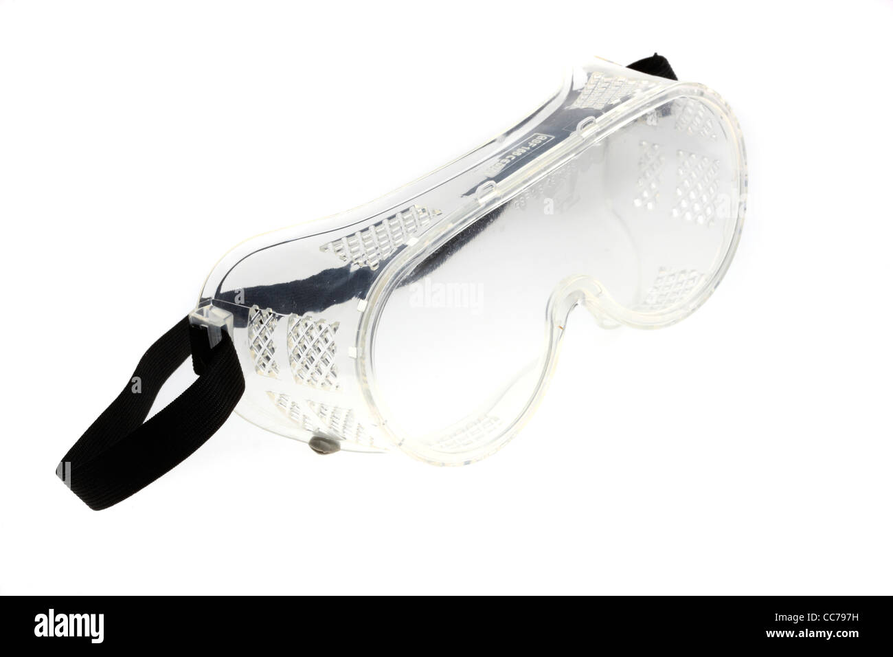 persönliche Schutzausrüstung, Schutzbrillen, Schutzbrille, Skibrille. Stockfoto