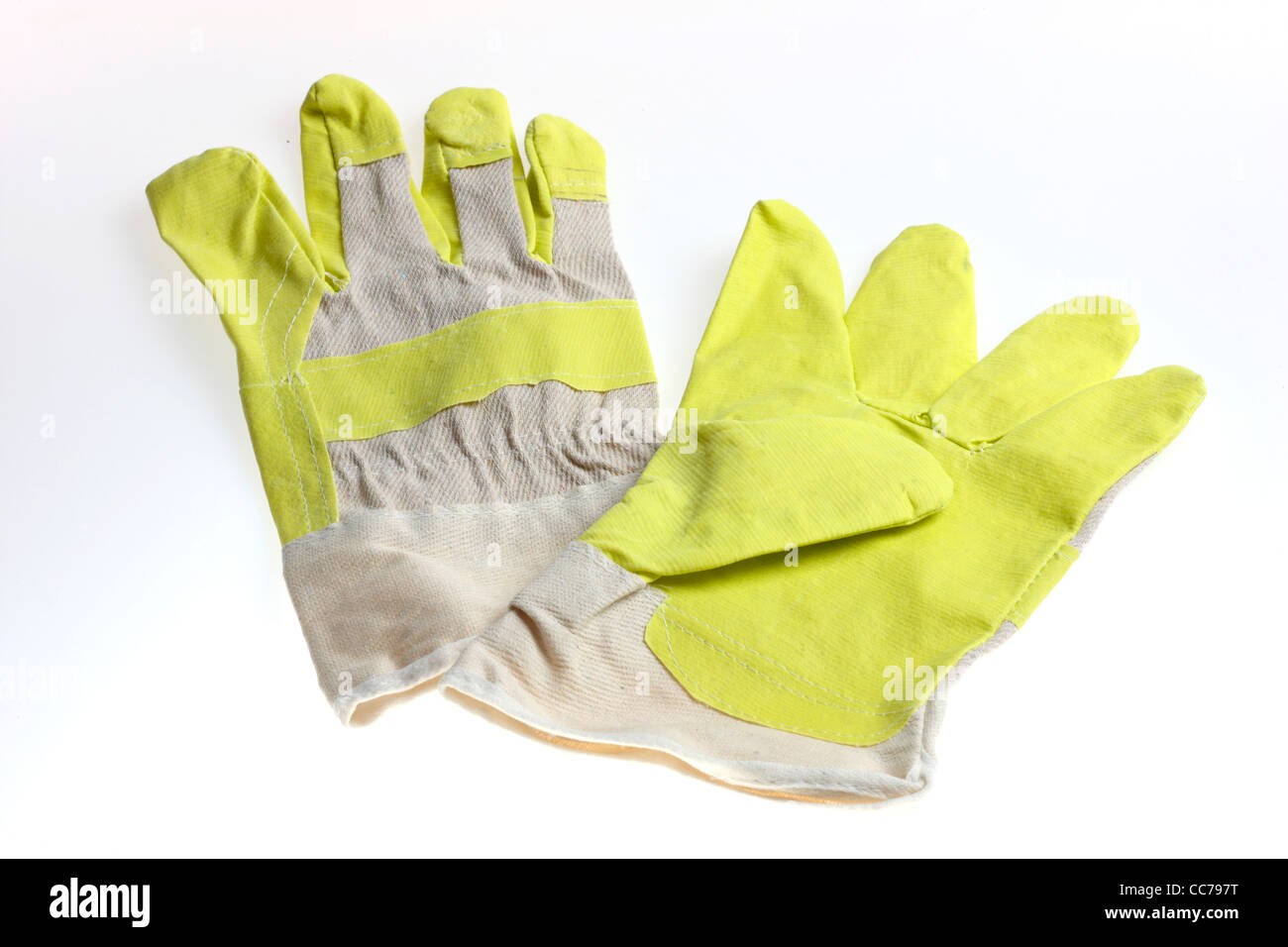 Arbeitshandschuhe. Stockfoto