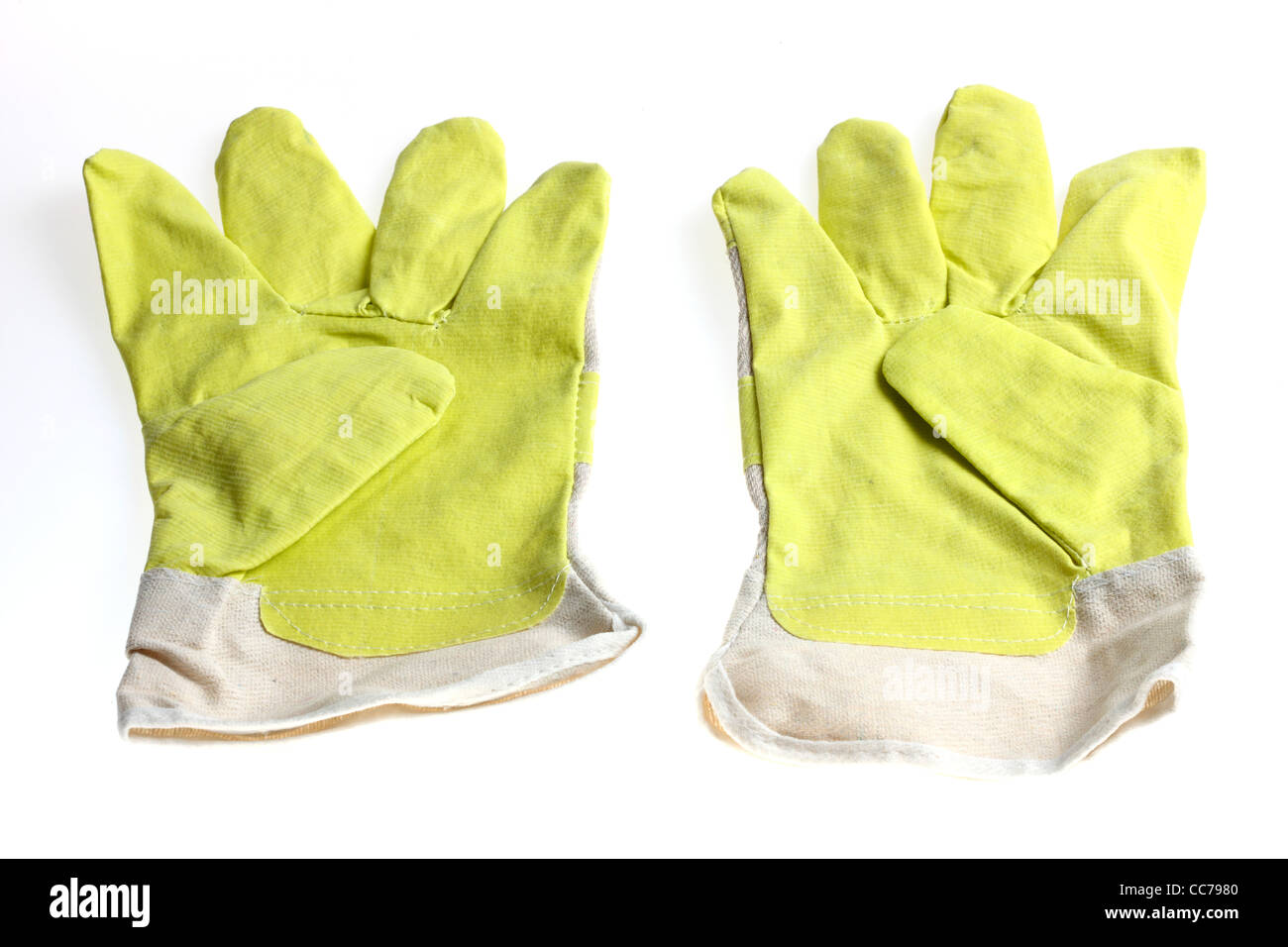 Arbeitshandschuhe. Stockfoto