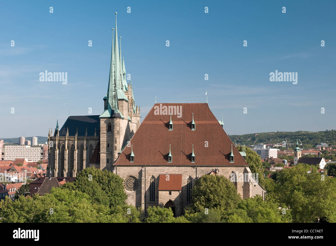 Dom, Erfurt, Thüringen, Deutschland, Europa Stockfoto