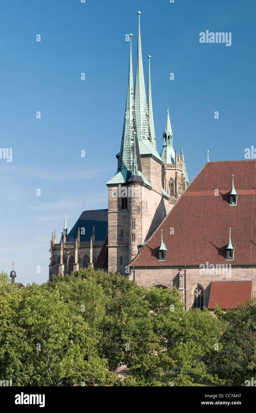 Dom, Erfurt, Thüringen, Deutschland, Europa Stockfoto