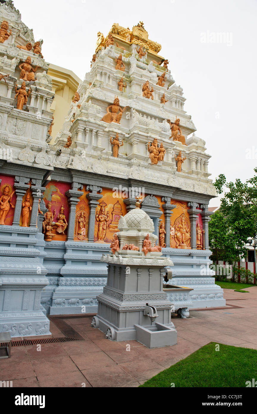 Sri Senpaga Vinayagar Temple, Singapur. Stockfoto