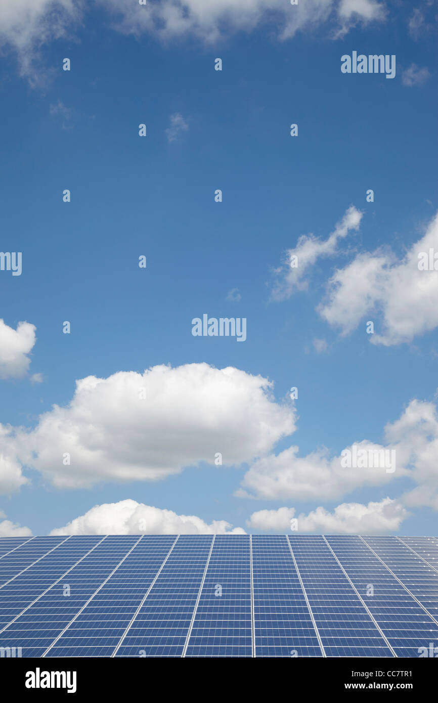 Solar-Panel, Niebuell, Schleswig-Holstein, Deutschland Stockfoto