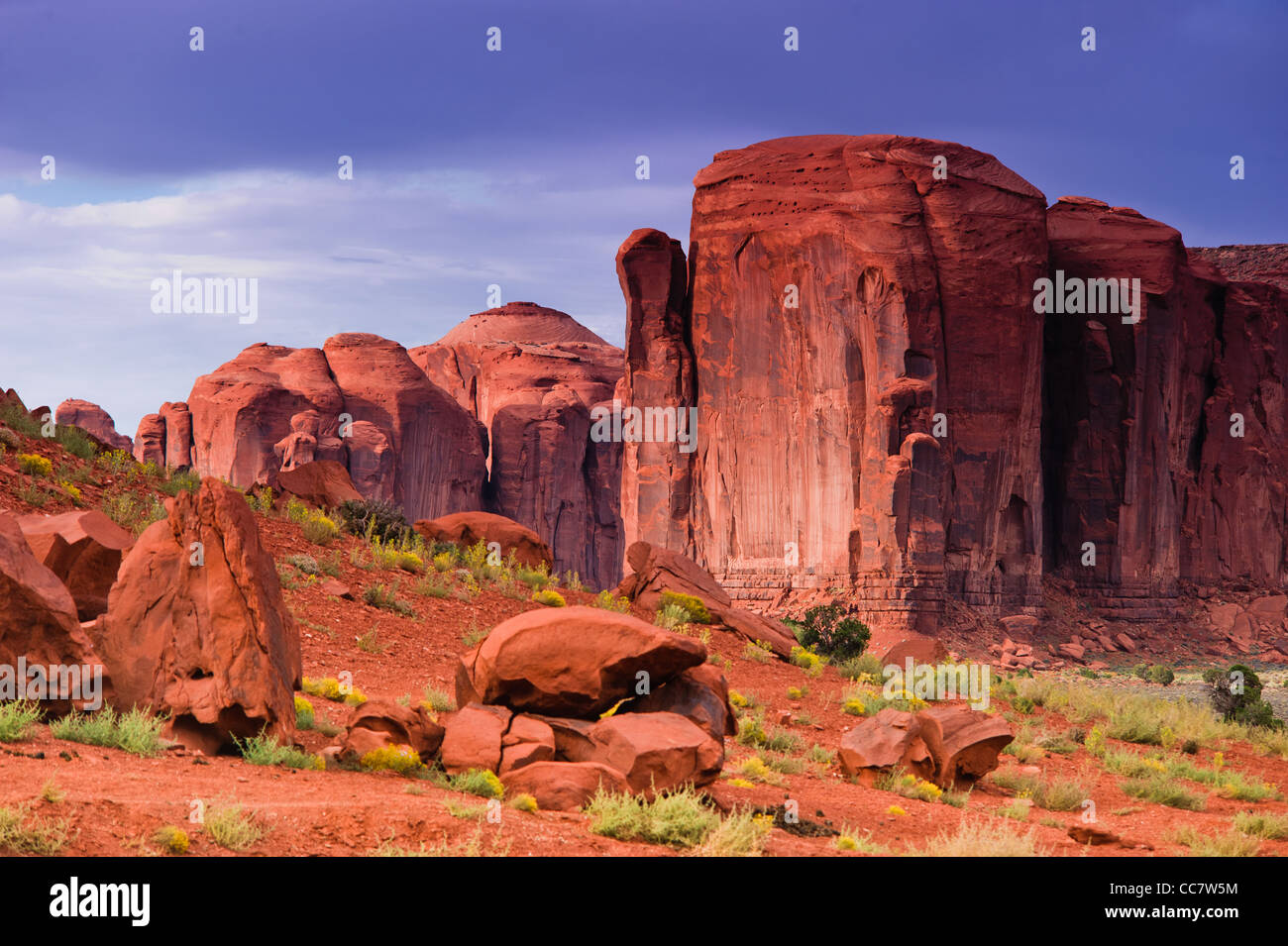 malerische Aussicht im Monument Valley, usa Stockfoto