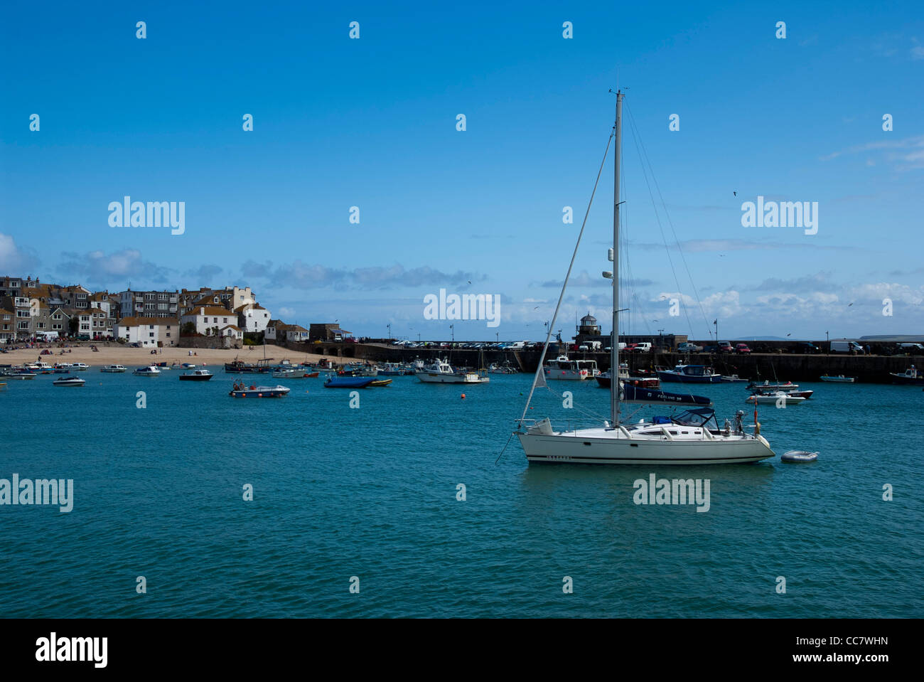 Hafen-Szene Stockfoto