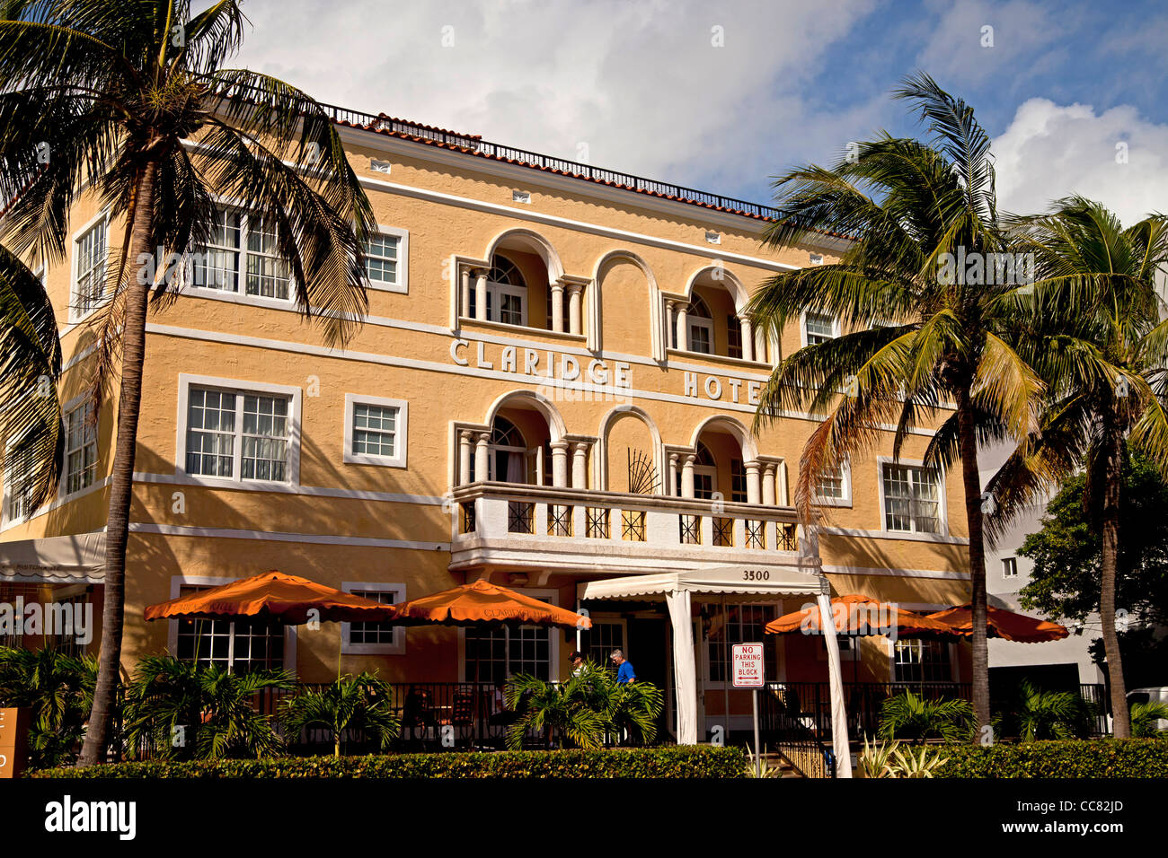 Claridge Hotel, South Beach, Miami, Florida, USA Stockfoto