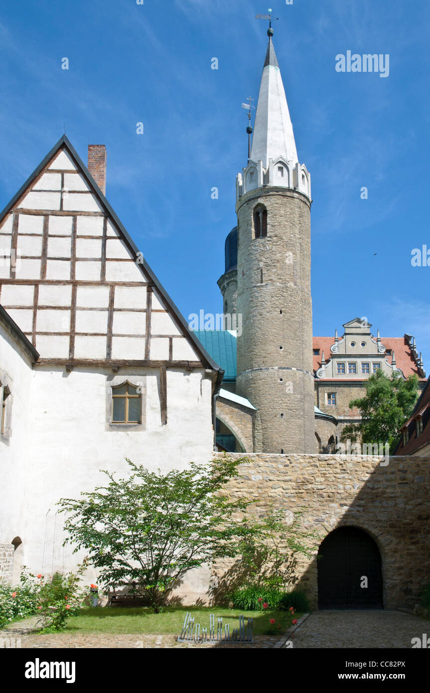 Merseburger Schloss im Dom Bezirk, Merseburg, Sachsen-Anhalt, Deutschland, Europa Stockfoto