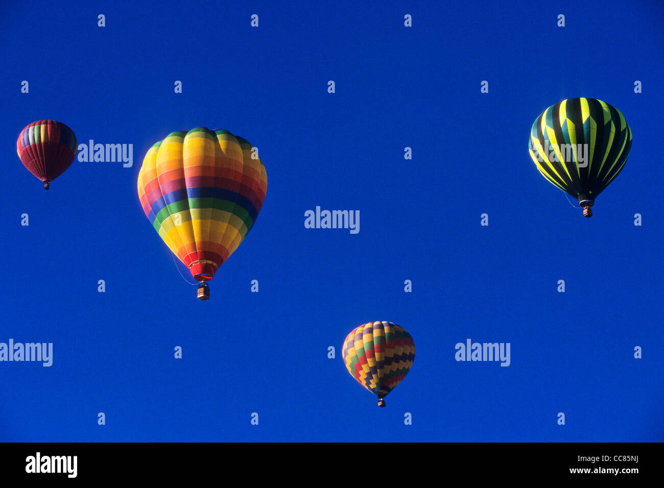 Hot Air Ballooning Stockfoto