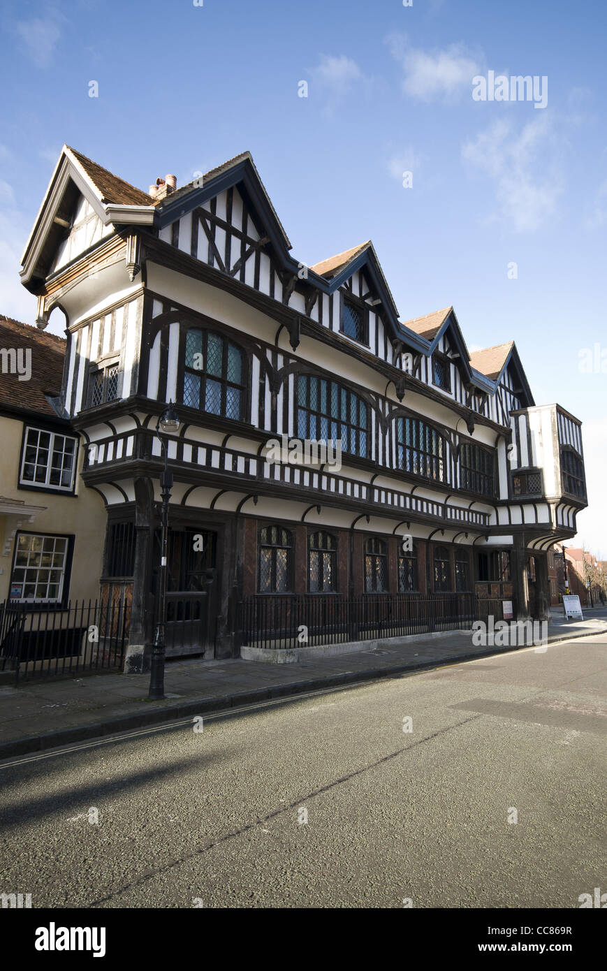 Das tudor Händler House Museum in Bugle Street, Southampton, Hampshire, England, UK Stockfoto