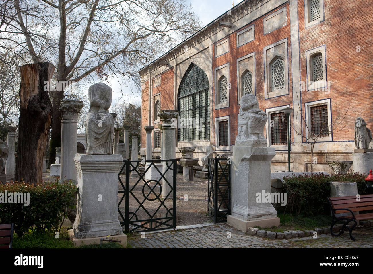 Istanbul Archäologie-Museum Stockfoto