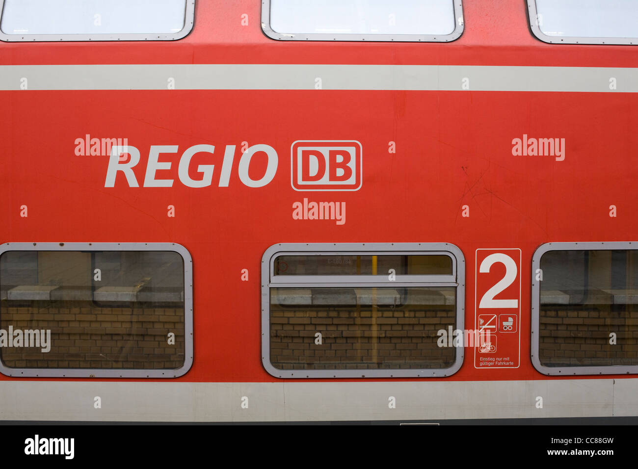 Deutsche Bahn-Wagen Stockfoto