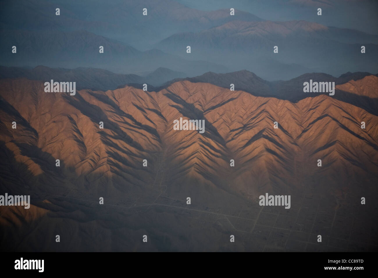 Aussicht der Anden, Zentral-Peru, Südamerika. Stockfoto