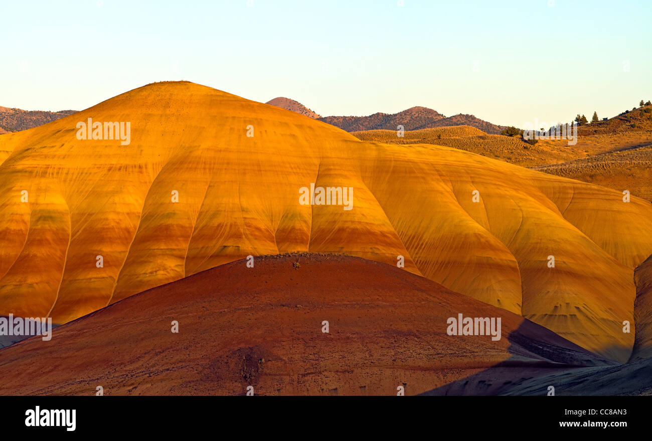 Gemalte Hügel Einheit in der John Day Fossil Beds National Monument Stockfoto