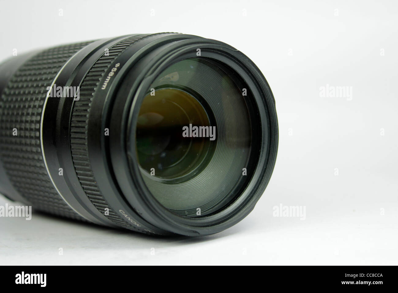 Canon 70-300 mm Teleobjektiv Stockfoto