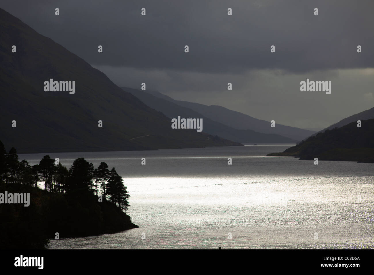 Loch Shiel Highland Region Schottland Stockfoto