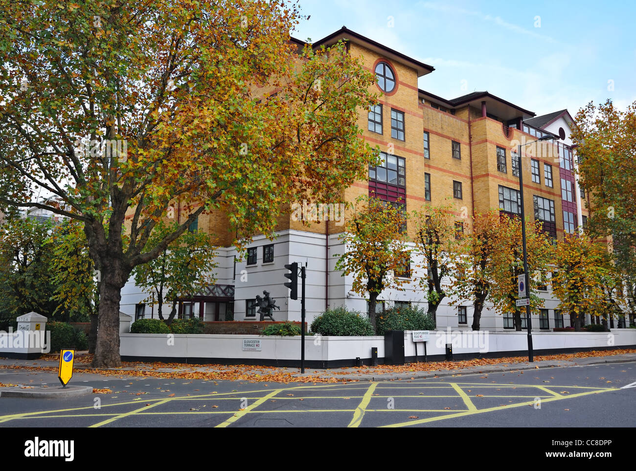 London: klassische Haus des Bischofs Bridge Road Stockfoto