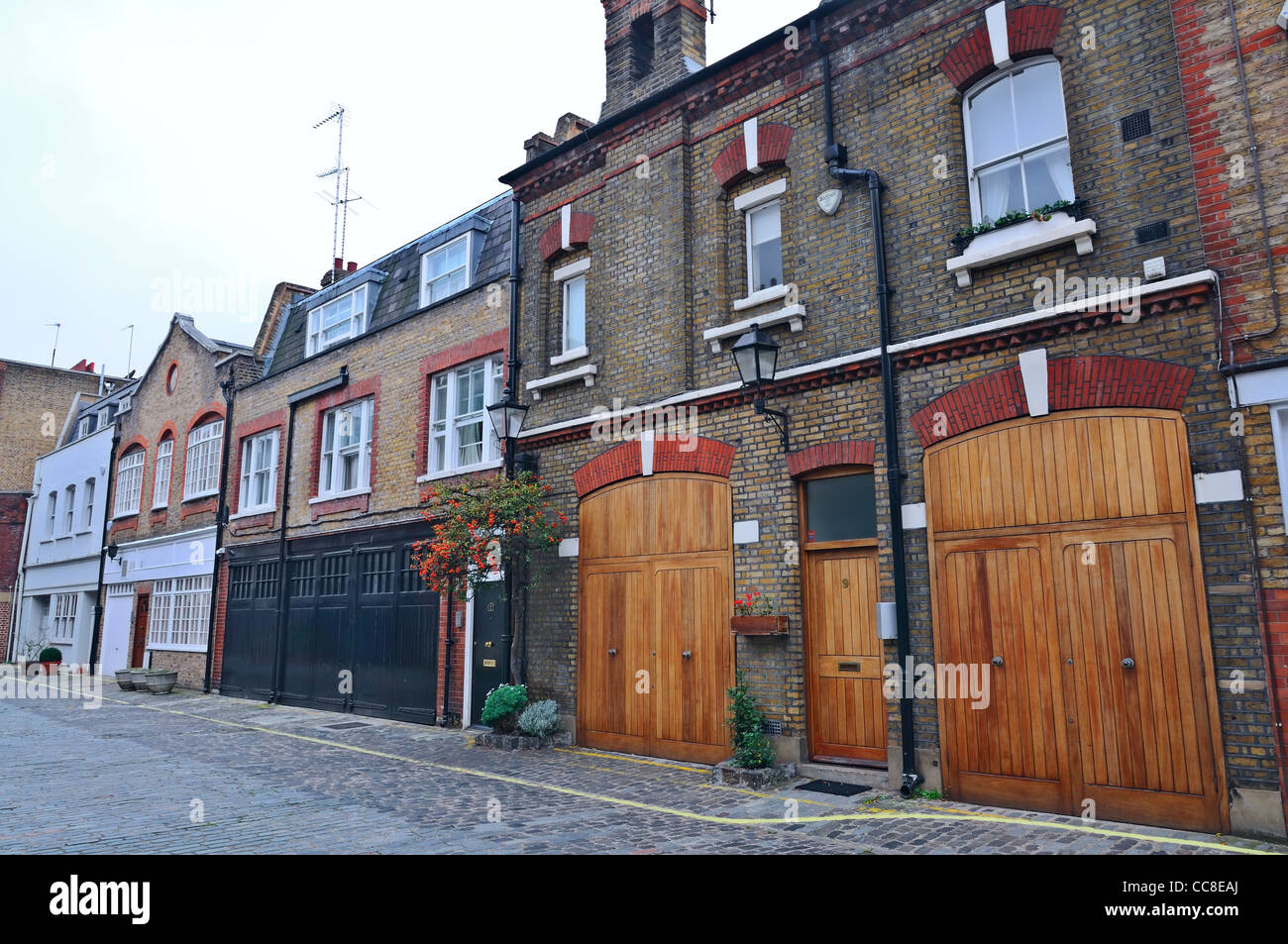 London: Weymouth Mews, Paddington, Vereinigtes Königreich Stockfoto