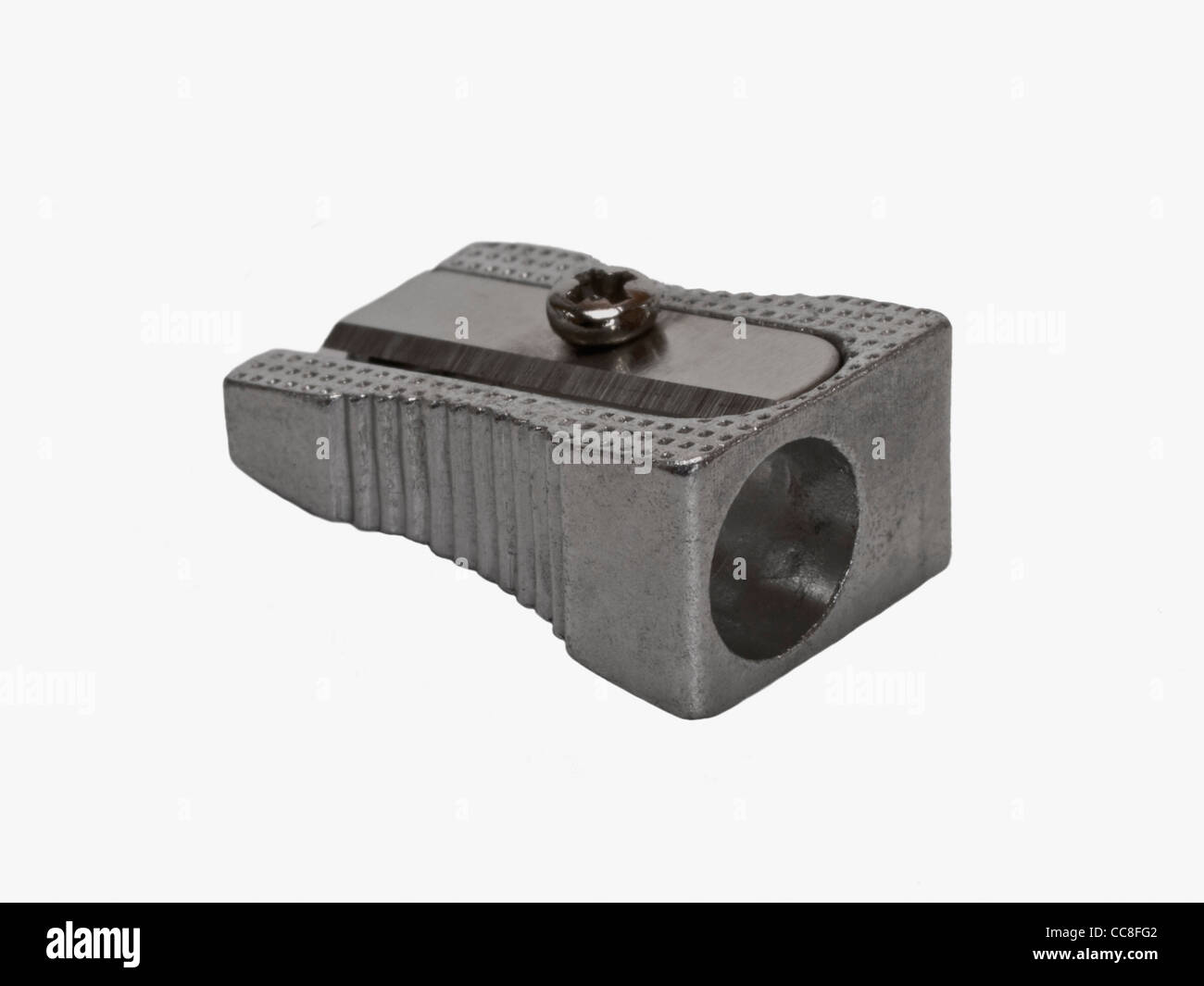 Detailansicht Eines Anspitzers Für Bleistifte | Detail-Foto von einem Bleistiftspitzer Stockfoto