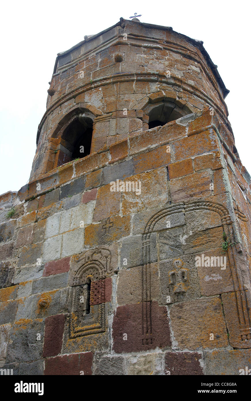 Georgien, 14. Jh. zurGergeti Trinity Church (Tsminda Sameba) Holy Trinity Church in der Nähe des Dorfes zurGergeti Stockfoto