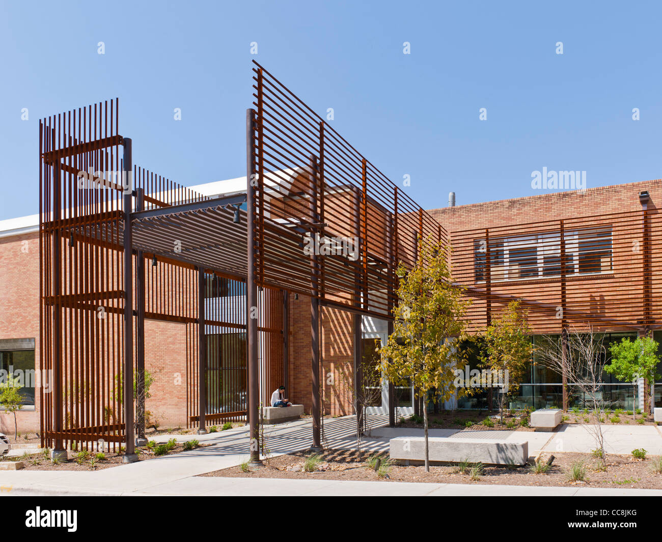 Visual Arts Center, Texas University, Austin, TX Stockfoto