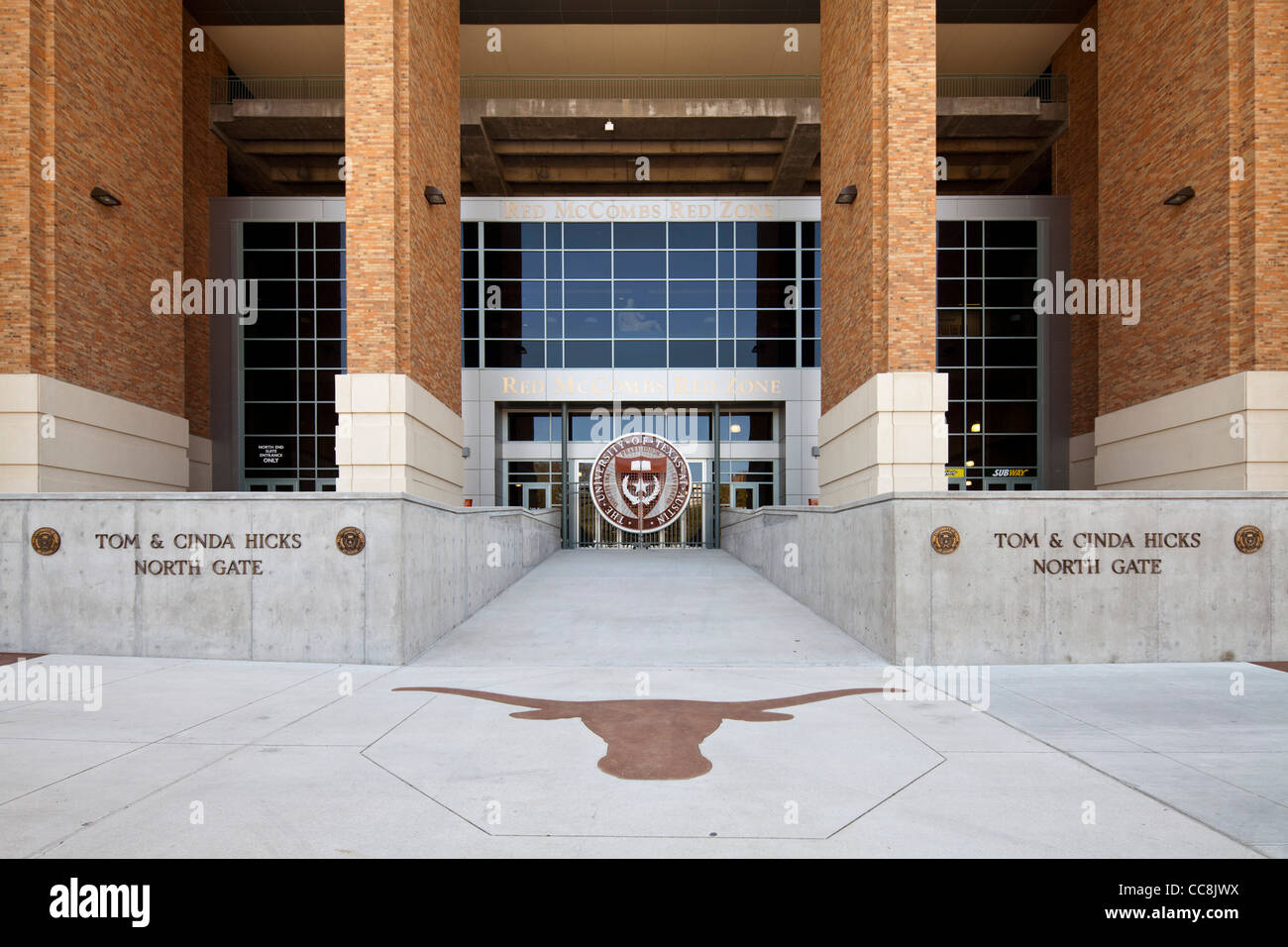 Darrell K. Royal, Texas War Memorial Stadion, Austin, TX Stockfoto