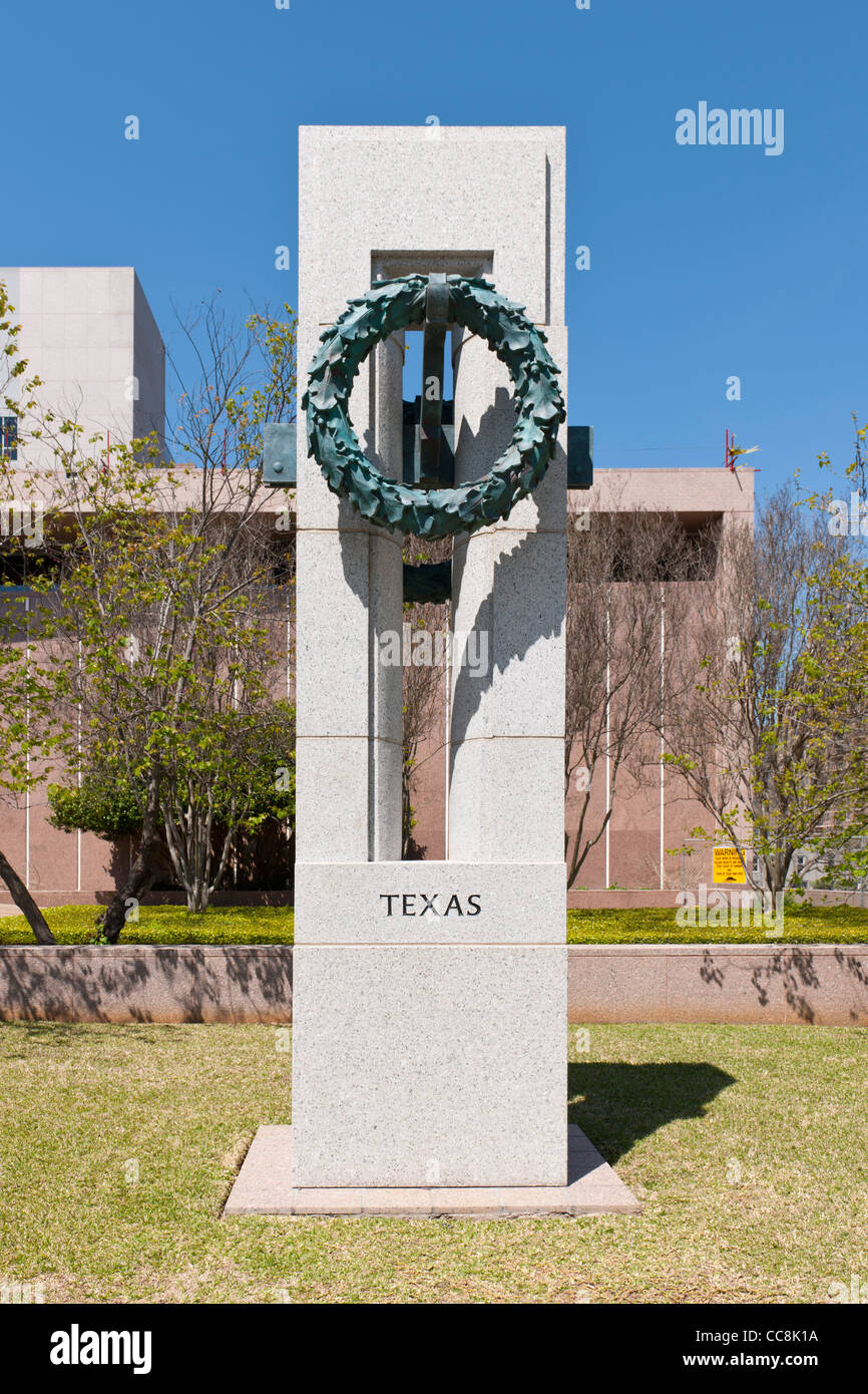 World War II Memorial, Austin, TX Stockfoto