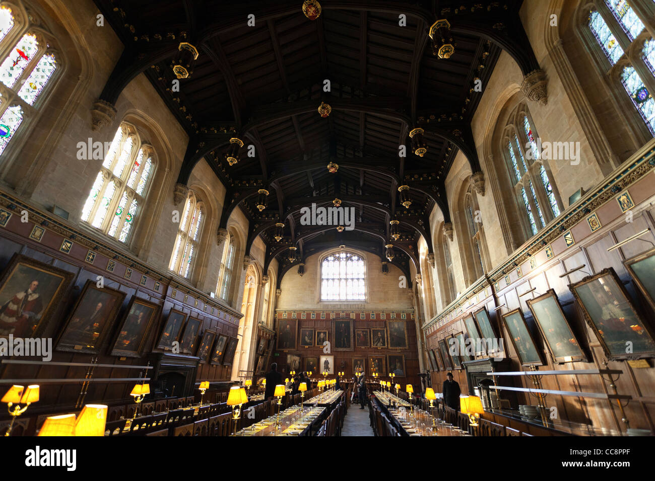 Die große Halle, Christ Church College Oxford 3 Stockfoto