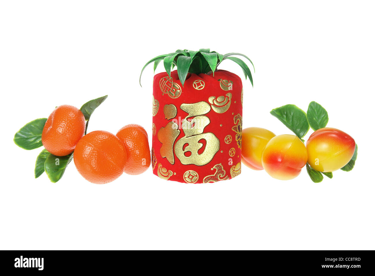 Chinesisches Neujahr-Ornamente Stockfoto