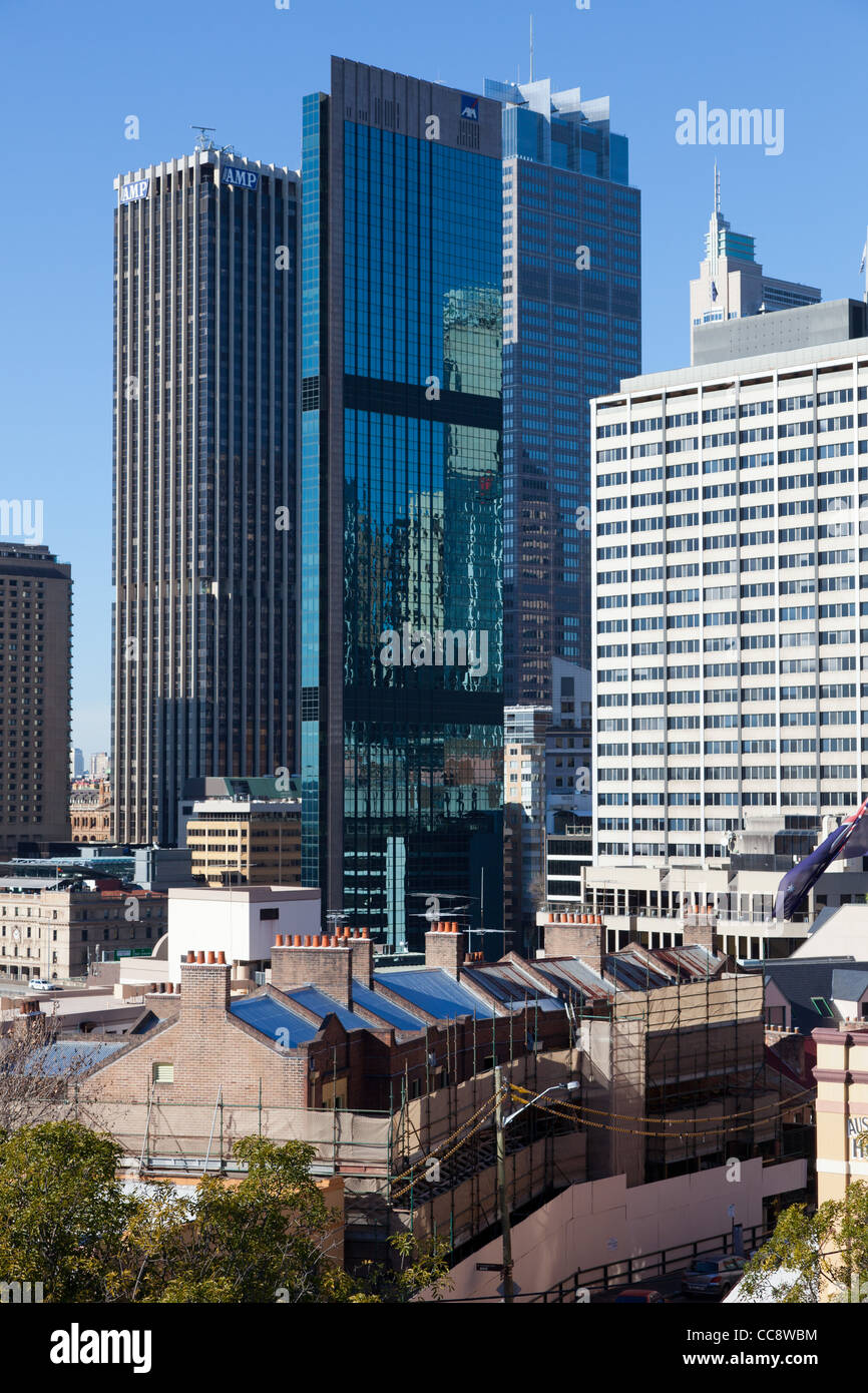 Stadtzentrum von Sydney CBD Innenstadt Stockfoto