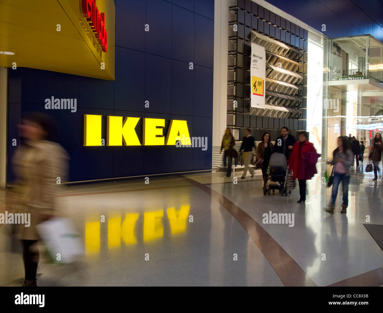 IKEA-Shop-Interieur Stockfoto