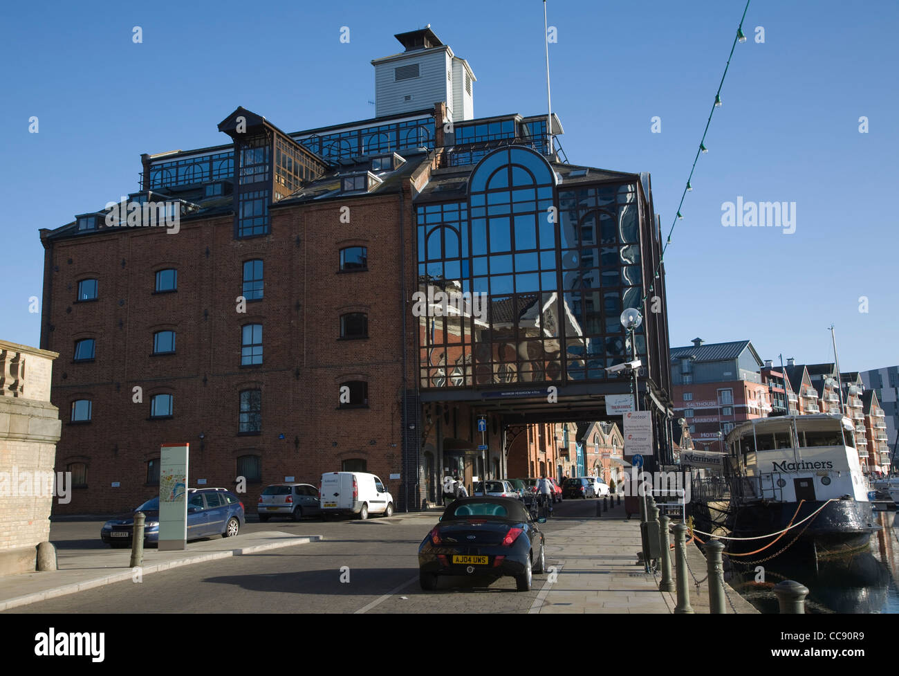 Waterside House Maltings Umstellung auf Büro Wet Dock Ipswich Stockfoto