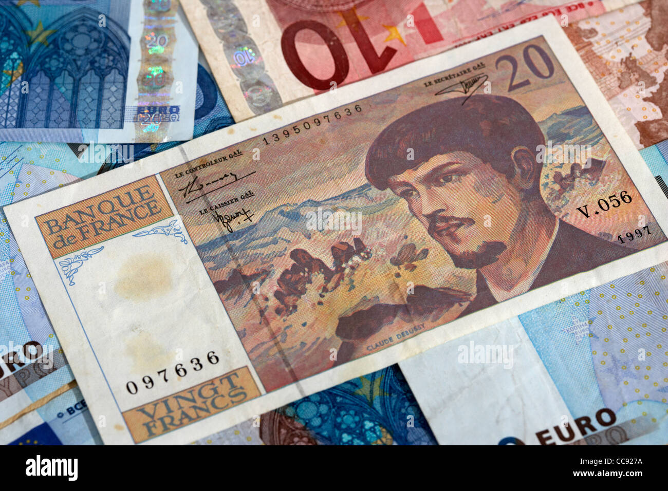 French Franc Banknote Stockfotos und bilder Kaufen Alamy