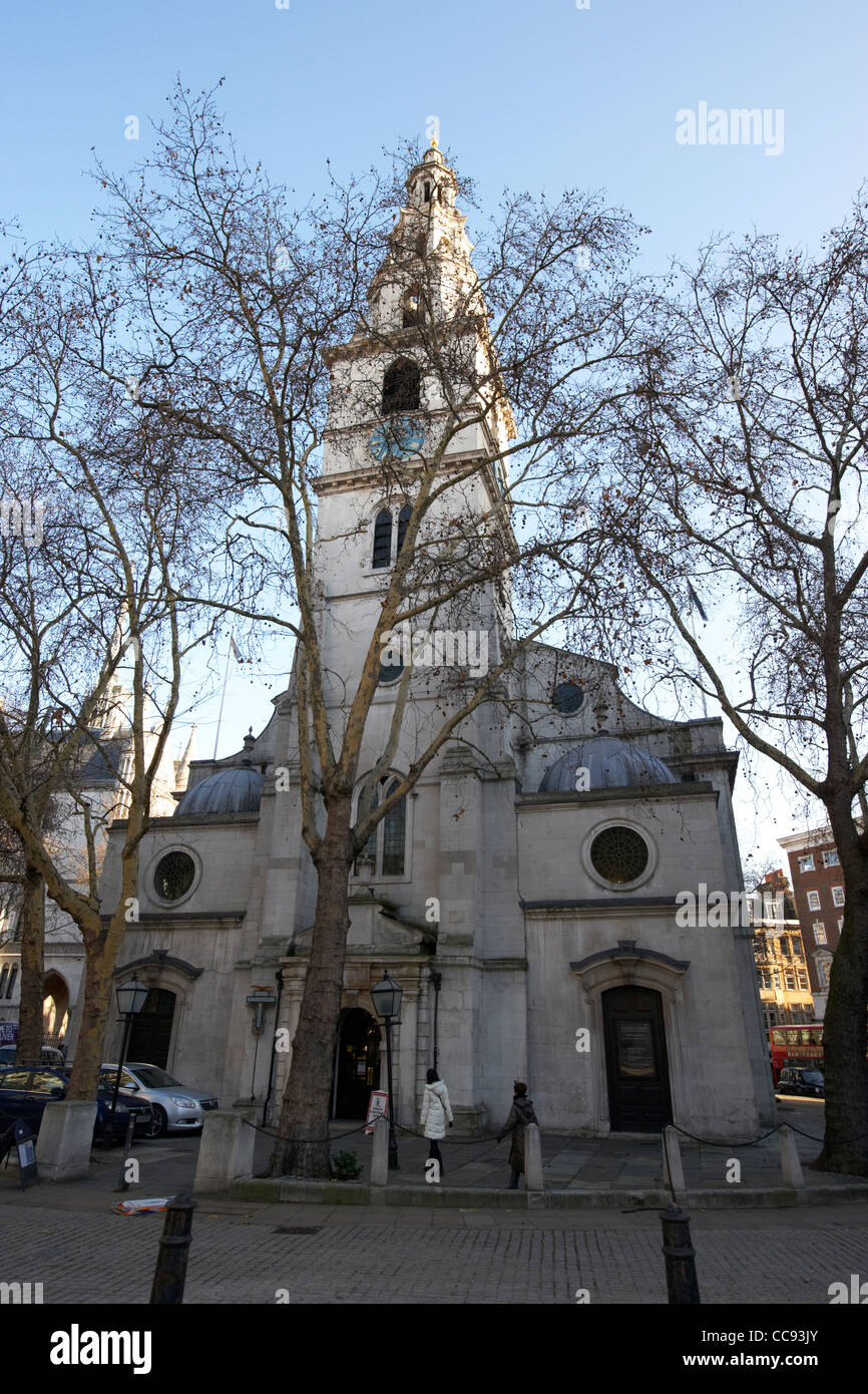 St clement Danes Kirche auf dem Strang London England UK-Vereinigtes Königreich Stockfoto
