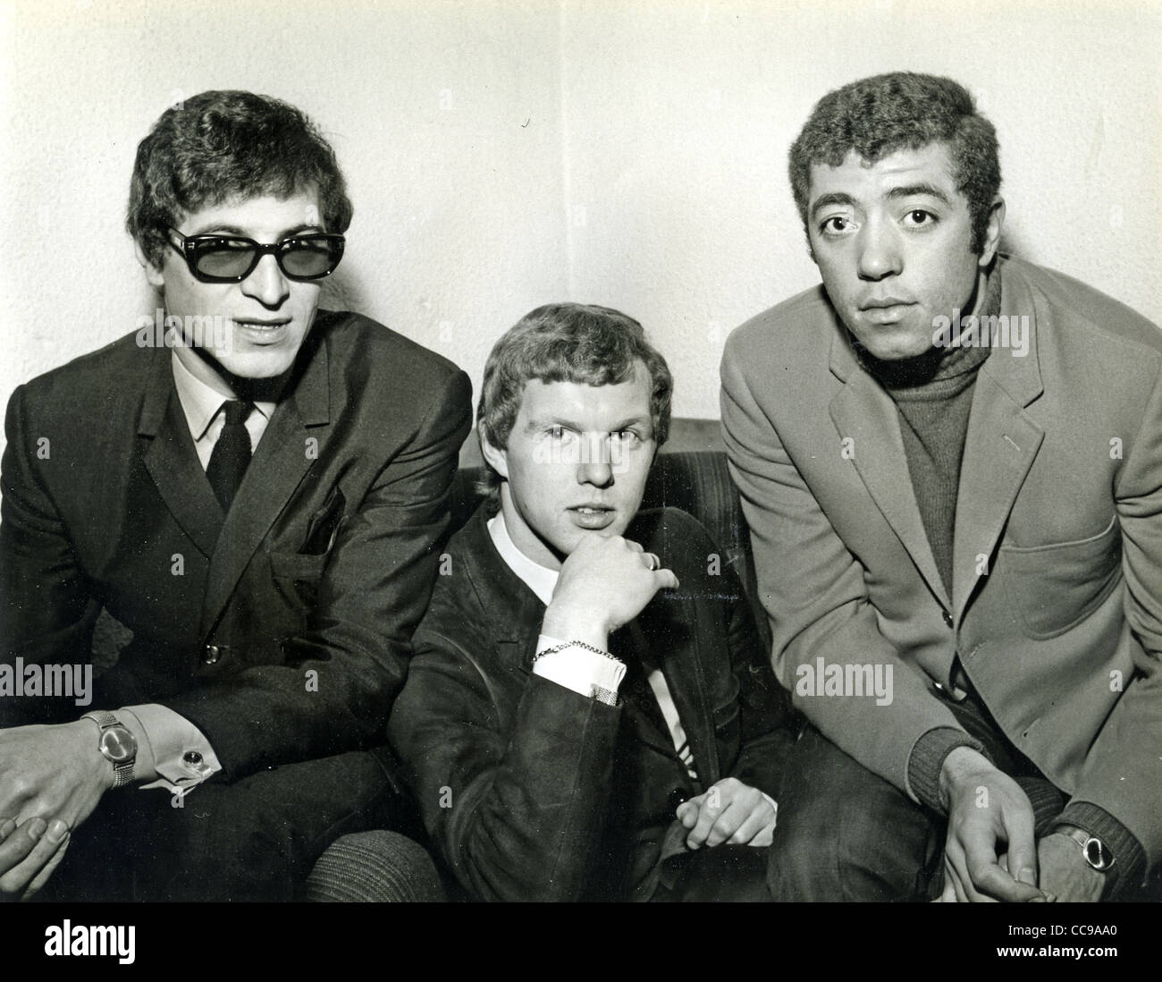 HAUSIERER UK-pop-Gruppe im März 1968. Von links: Roy Phillips, Registerkarte "Martin und Trevor Moreas. Foto Tony Gale Stockfoto