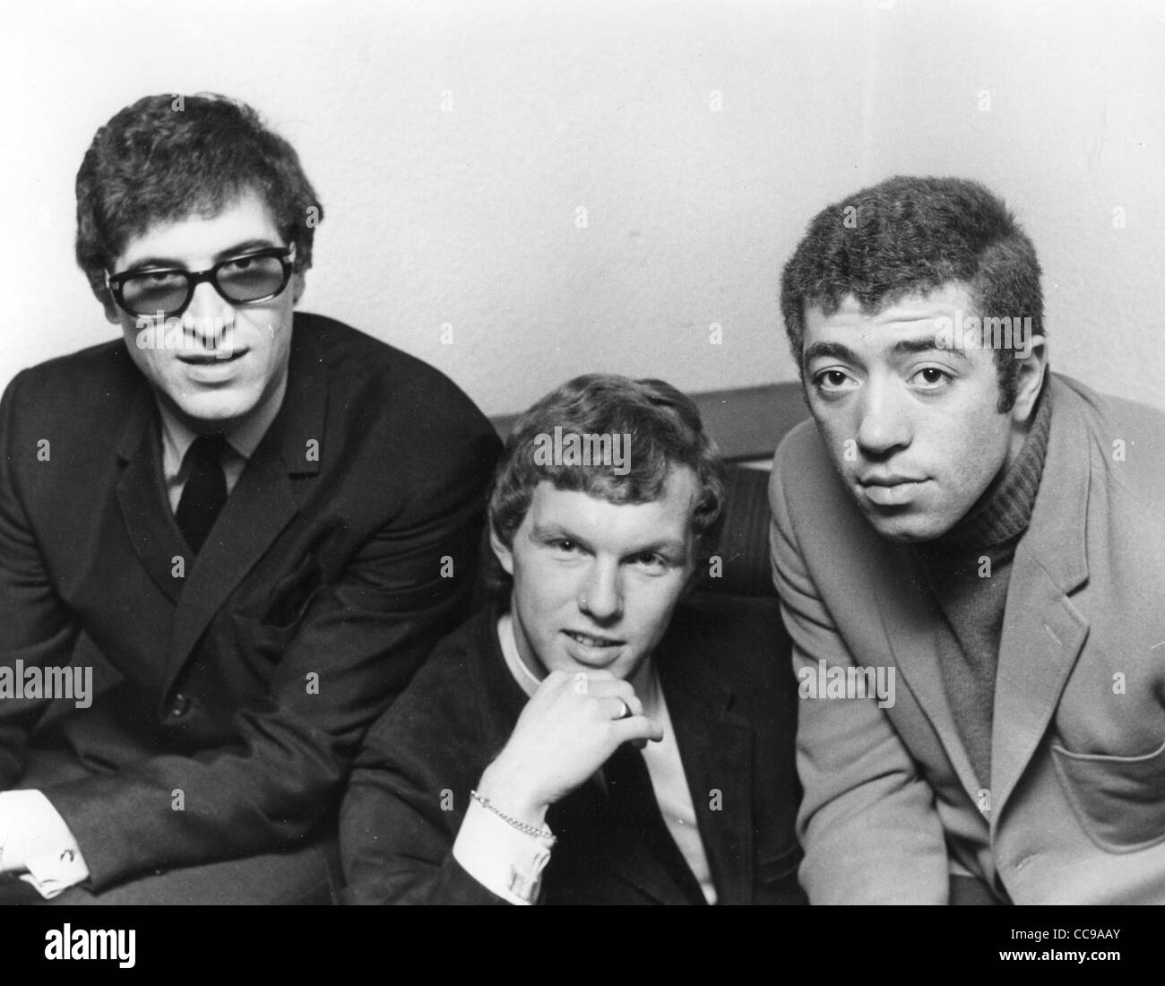 HAUSIERER UK-pop-Gruppe im März 1968. Von links: Roy Phillips, Registerkarte "Martin und Trevor Moreas. Foto Tony Gale Stockfoto