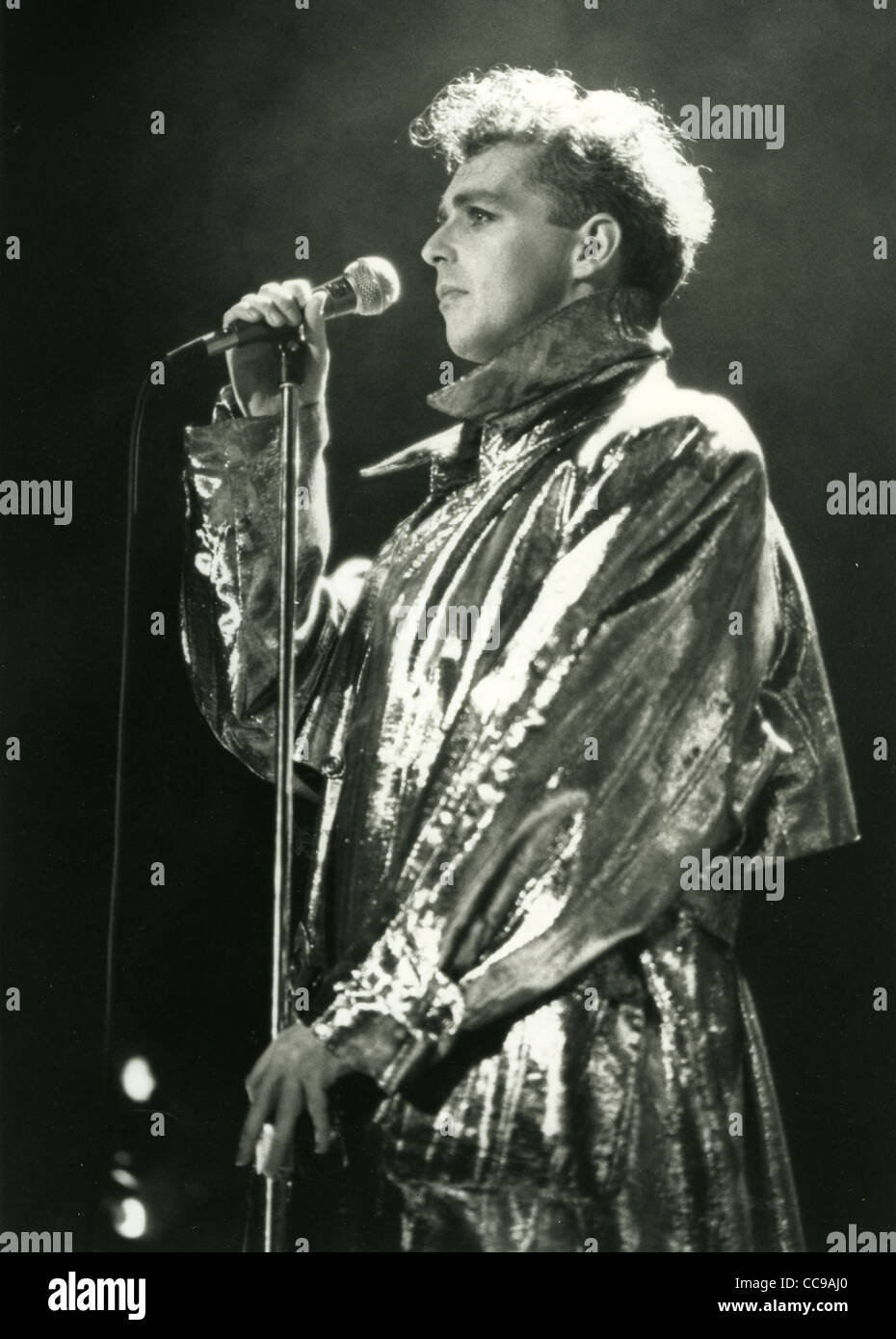 PET SHOP BOYS UK-pop-Duo mit Neil Tennant von 1985. Foto Jason Tilley Stockfoto