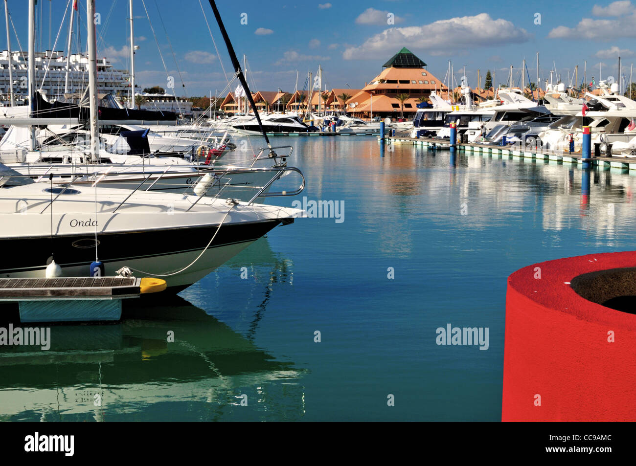 Portugal, Algarve: Marina von Vilamoura Stockfoto