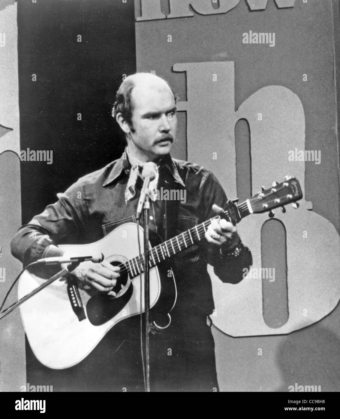 TOM PAXTON U.S.-Folk-Sängerin im Jahr 1970 Stockfoto