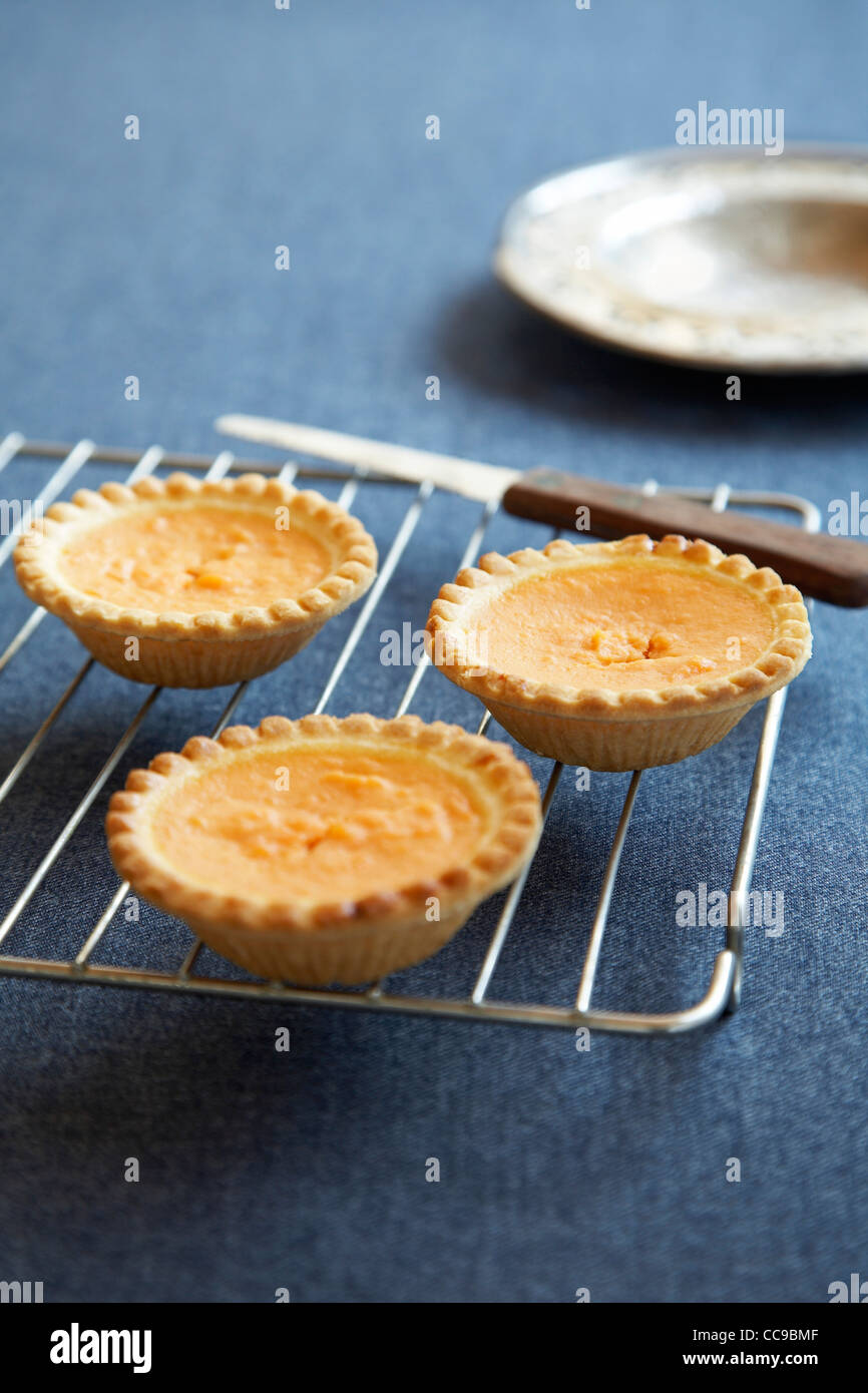 Süßkartoffel-Kuchen Stockfoto
