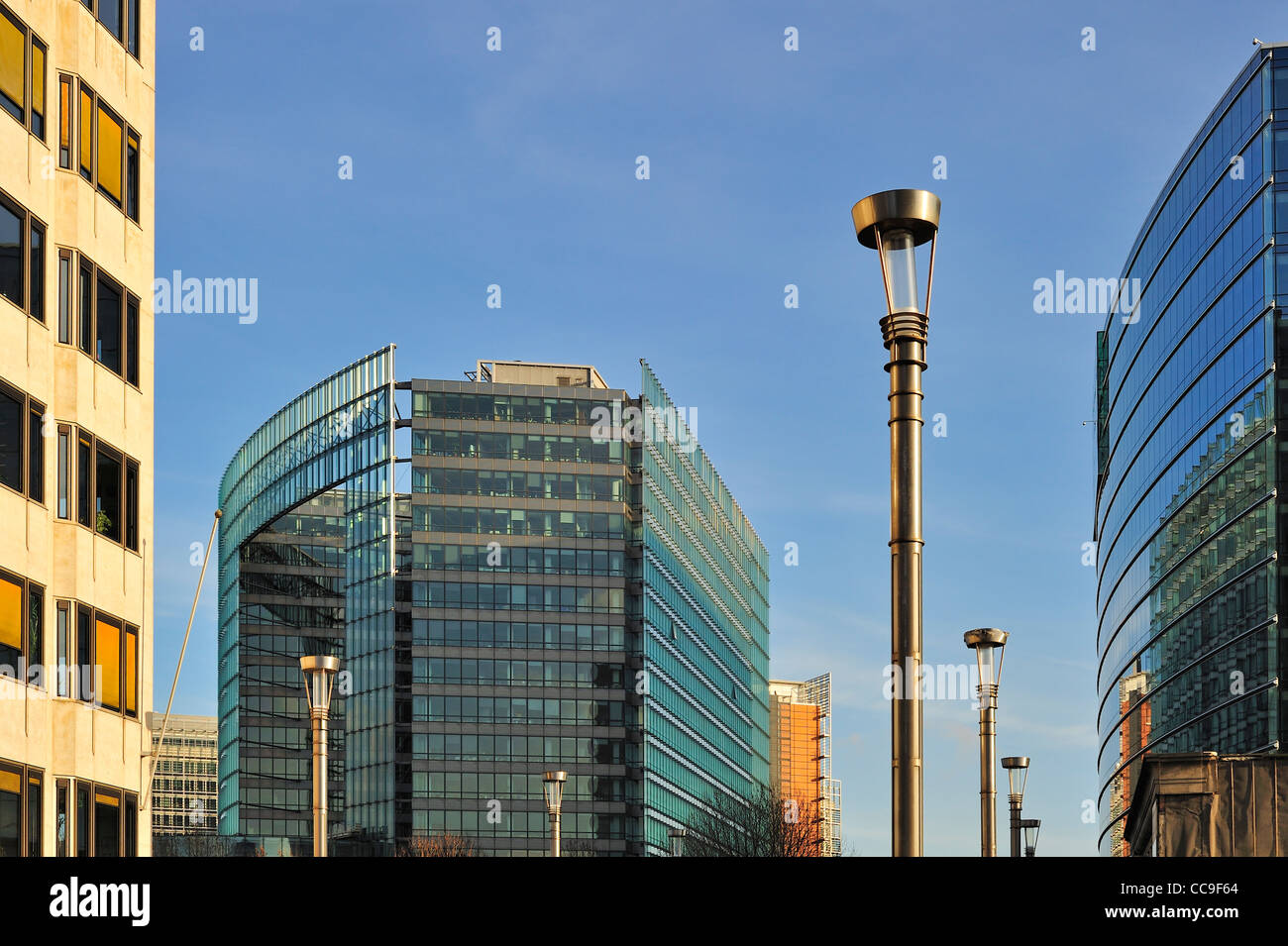 Charlemagne-Gebäude, Brüssel-Generaldirektion Handel und Generaldirektion Erweiterung der Europäischen Kommission Stockfoto