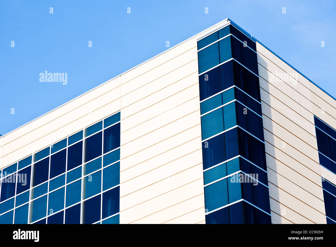 Architektonische Details des Bürogebäudes in Orlando, FL Stockfoto