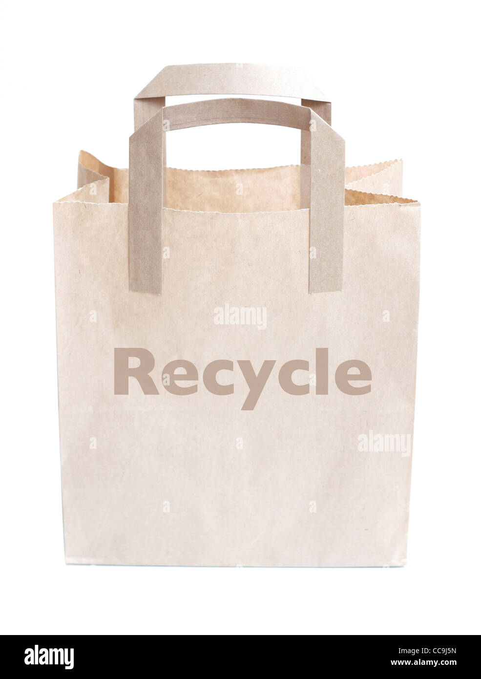 Recycling Tasche Stockfoto