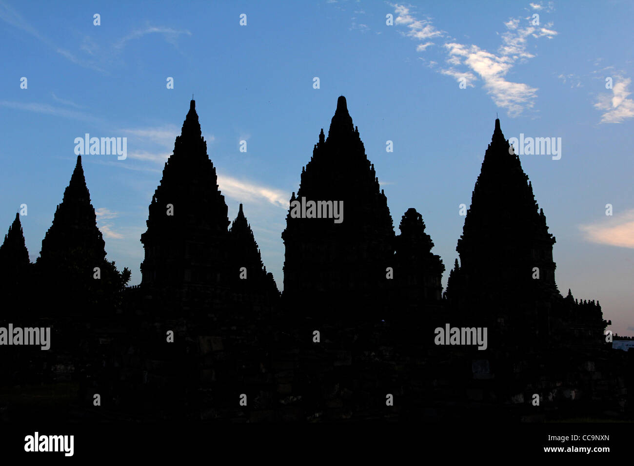 Zentral Java Prambanan Indonesien Hindu Tempel Yogyakarta Stockfoto