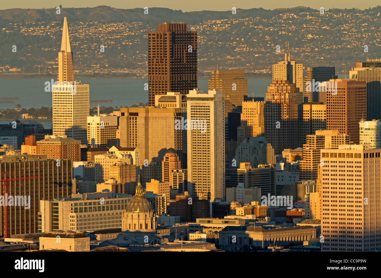 Skyline von San Francisco, Kalifornien, USA Stockfoto